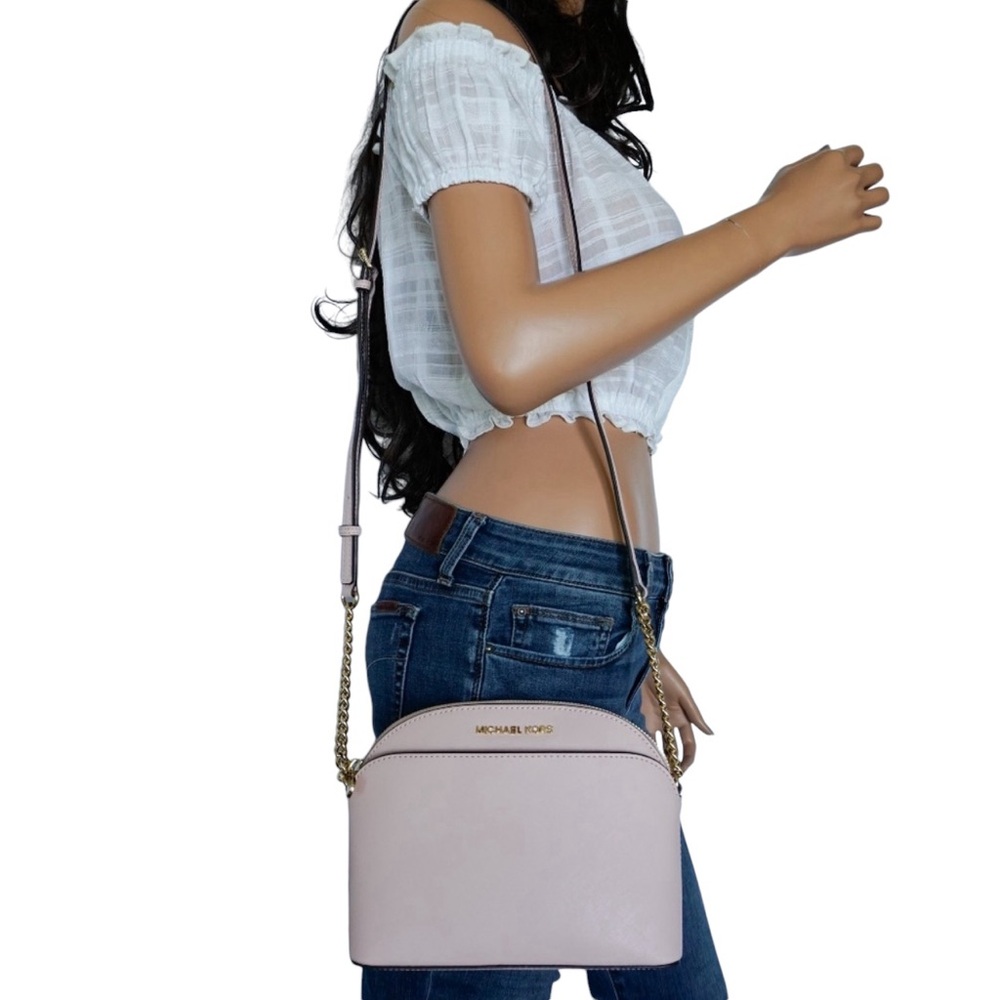 Michael Kors Jet Set Dome Crossbody Bag Blossom